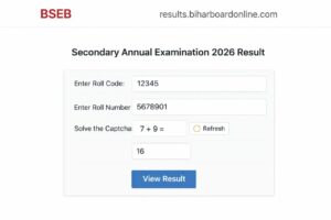 Bihar Board Class 12 Result 2026 out